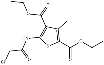 2,4-THIOPHENEDICARBOXYLIC ACID, 5-[(2-CHLOROACETYL)AMINO]-3-METHYL-, DIETHYL ESTER