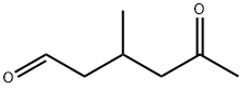 Hexanal, 3-methyl-5-oxo- (9CI) Structural