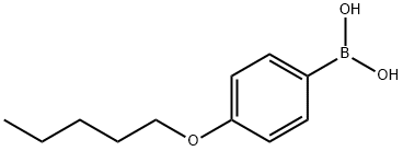 (4-PENTYLOXYPHENYL)BORONIC ACID Structural