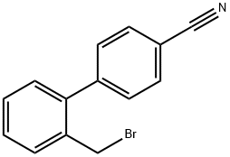 2'-(BROMOMETHYL)-[1,1'-BIPHENYL]-4-CARBONITRILE Structural