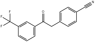 2-(4-CYANOPHENYL)-3'-TRIFLUOROMETHYLACETOPHENONE Structural