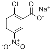 2-CHLORO-5-NITROBENZOIC ACID SODIUM SALT Structural