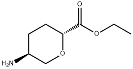 Ethyl trans-5-amino-tetrahydro-pyran-2-carboxylate hydrochloride Structural
