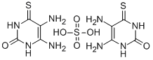 4,5-DIAMINO-6-THIOURACIL HEMISULFATE Structural