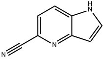 1H-Pyrrolo[3,2-b]pyridine-5-carbonitrile(9CI) Structural