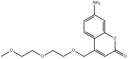 7-AMINO-4-(2,5,8-TRIOXANONYL)COUMARIN Structural