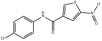 N-(4-Chlorophenyl)-5-nitro-3-thiophenecarboxamide Structural