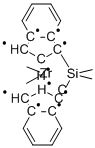 RAC-DIMETHYLSILYLBIS-(1-INDENYL)ZIRCONIUM(IV)DIMETHYL Structural