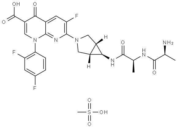 Alatrofloxacin Mesylate Structural
