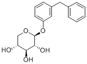 beta-D-Xylopyranoside, 3-(phenylmethyl)phenyl Structural