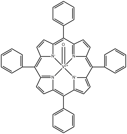 5,10,15,20-TETRAPHENYL-21H,23H-PORPHINE VANADIUM(IV) OXIDE Structural