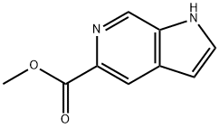 METHYL 1H-PYRROLO[2,3-C]PYRIDINE-5-CARBOXYLATE Structural