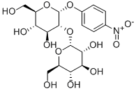 4-Nitrophenyl2-O-(a-D-glucopyranosyl)-a-D-glucopyranoside Structural