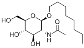 OCTYL 2-ACETAMIDO-2-DEOXY-B-D-GLUCOPYRANOSIDE Structural