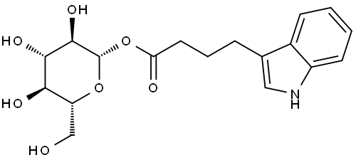 Indole-3-butanoyl β-D-Glucopyranose Structural