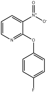 2-(4-FLUOROPHENOXY)-3-NITROPYRIDINE Structural