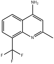 4-AMINO-2-METHYL-8-(TRIFLUOROMETHYL)QUINOLINE Structural