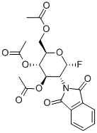 2-DEOXY-2-PHTHALIMIDO-3,4,6-TRI-O-ACETYL-ALPHA-D-GLUCOPYRANOSYL FLUORIDE Structural