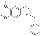 BENZYL-[2-(3,4-DIMETHOXY-PHENYL)-ETHYL]-AMINE Structural