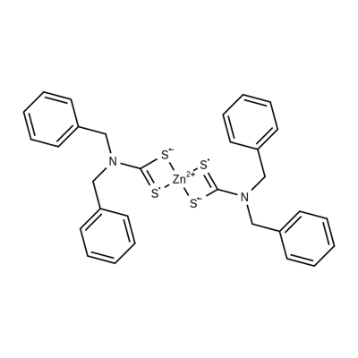 Zinc dibenzyldithiocarbamate Structural