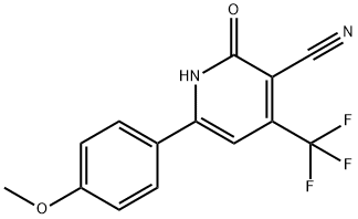 3-CYANO-4-TRIFLUOROMETHYL-6-(4'-METHOXYPHENYL)-PYRIDINE-2-ONE