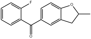 Methanone, (2,3-dihydro-2-methyl-5-benzofuranyl)(2-fluorophenyl)-