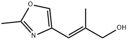 2-METHYL-3-(2-METHYL(1,3-OXAZOLYL))-PROPENOL Structural