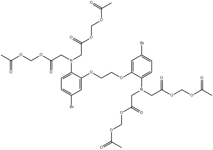 5,5'-DIBROMO BAPTA AM Structural