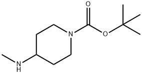 1-Boc-4-Methylaminopiperidine Structural