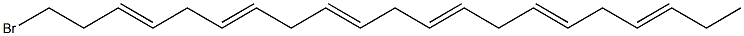 Z-1-BROMOHENEICOSA-3,6,9,12,15,18-HEXAENE Structural