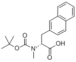 BOC-N-METHYL-D-2-NAPHTHYLALANINE Structural