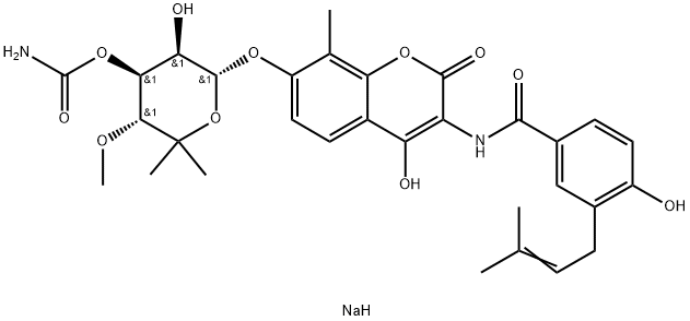 NOVOBIOCIN SODIUM SALT Structural