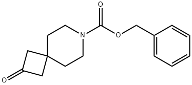 2-OXO-7-AZA-SPIRO[3.5]NONANE-7-CARBOXYLIC ACID BENZYL ESTER Structural