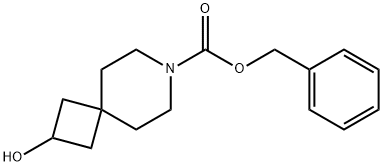 2-HYDROXY-7-AZA-SPIRO[3.5]NONANE-7-CARBOXYLIC ACID BENZYL ESTER Structural