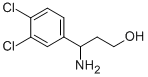 3-AMINO-3-(3,4-DICHLORO-PHENYL)-PROPAN-1-OL Structural