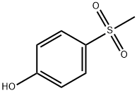 4-(Methylsulfonyl)phenol Structural