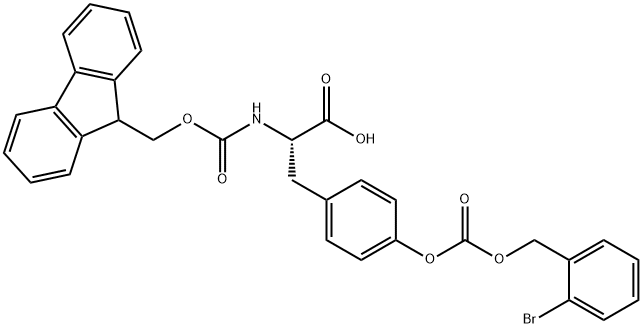 FMOC-TYR(2-BR-Z)-OH Structural