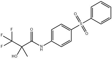 N-(4-PHENYLSULFONYLPHENYL)-3,3,3-TRIFLUORO-2-HYDROXY-2-METHYLPROPANAMIDE