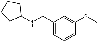 CYCLOPENTYL-(3-METHOXY-BENZYL)-AMINE Structural