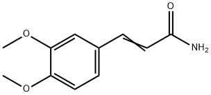 3-(3,4-Dimethoxyphenyl)propenamide Structural