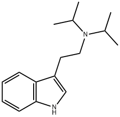 N,N-diisopropyltryptamine Structural