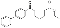 ETHYL 7-(4-BIPHENYL)-7-OXOHEPTANOATE Structural