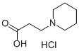 3-Piperidin-1-ylpropanoic acid Hydrochloride Structural