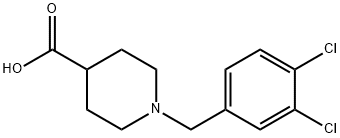 1-(3,4-DICHLORO-BENZYL)-PIPERIDINE-4-CARBOXYLIC ACID Structural