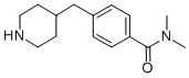 N,N-DIMETHYL-4-(4-PIPERIDINYLMETHYL)BENZAMIDE