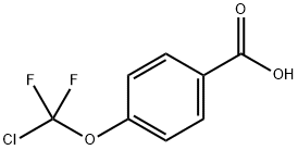 4-(DIFLUOROCHLOROMETHOXY)BENZOIC ACID Structural