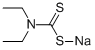 Sodium diethyldithiocarbamate Structural Picture
