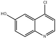 4-Chloro-6-hydroxyquinoline Structural