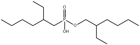 2-ethylhexyl hydrogen -2-ethylhexylphosphonate  Structural