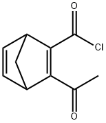 Bicyclo[2.2.1]hepta-2,5-diene-2-carbonyl chloride, 3-acetyl- (9CI) Structural